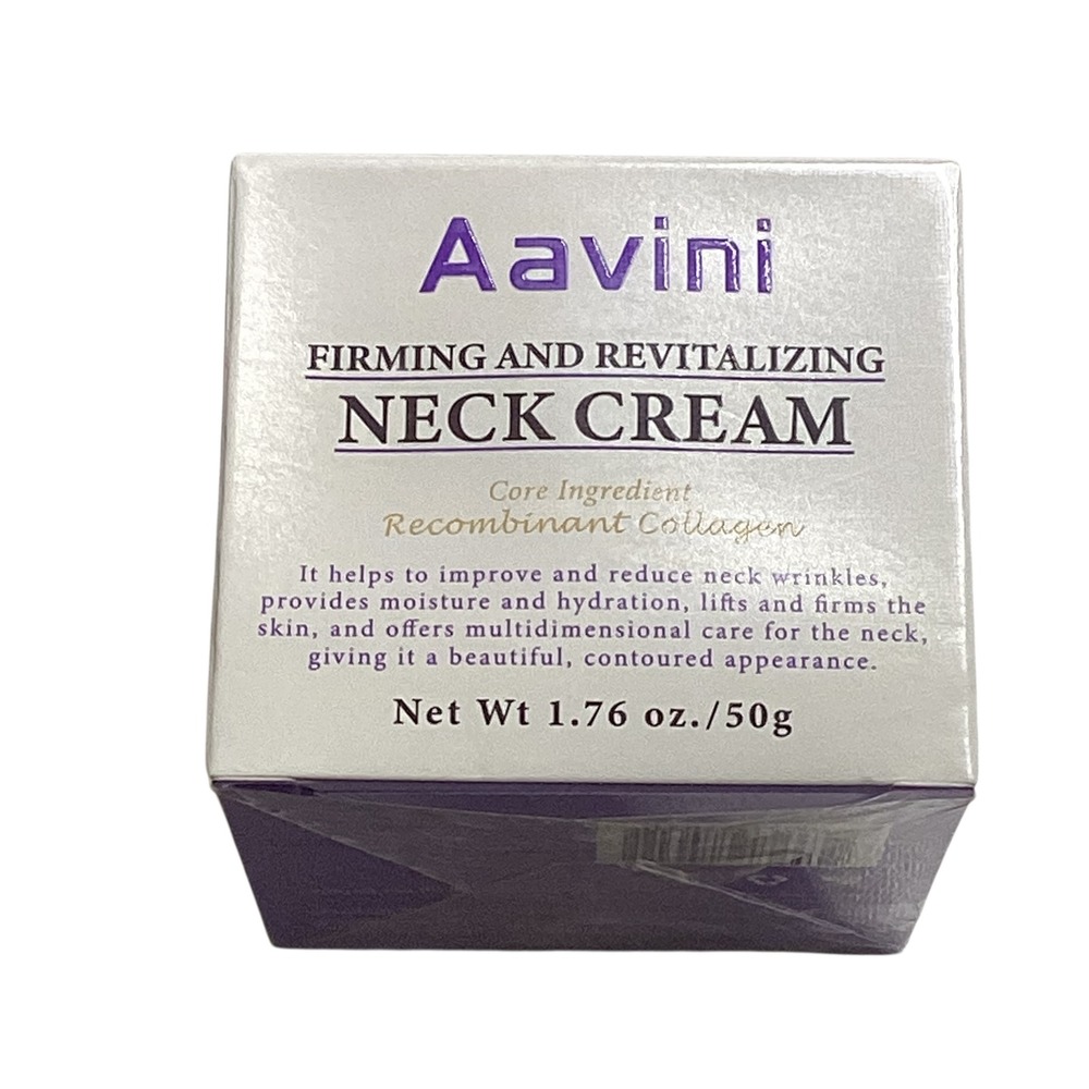 Aavini Firming and Revitalizing Neck Cream Recombinant Collagen 1.76oz 50g New